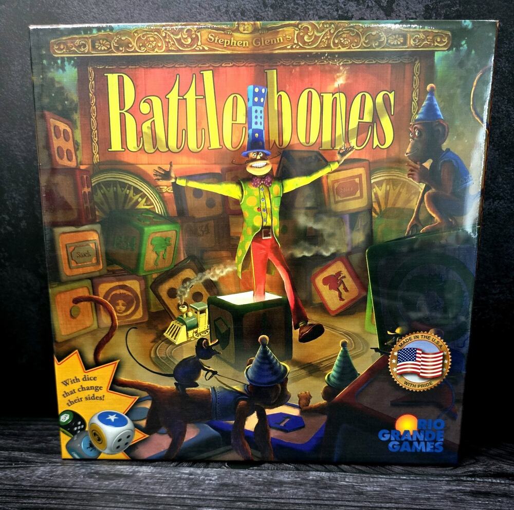 Rattlebones Board Game - Brand New In Factory Shrink!